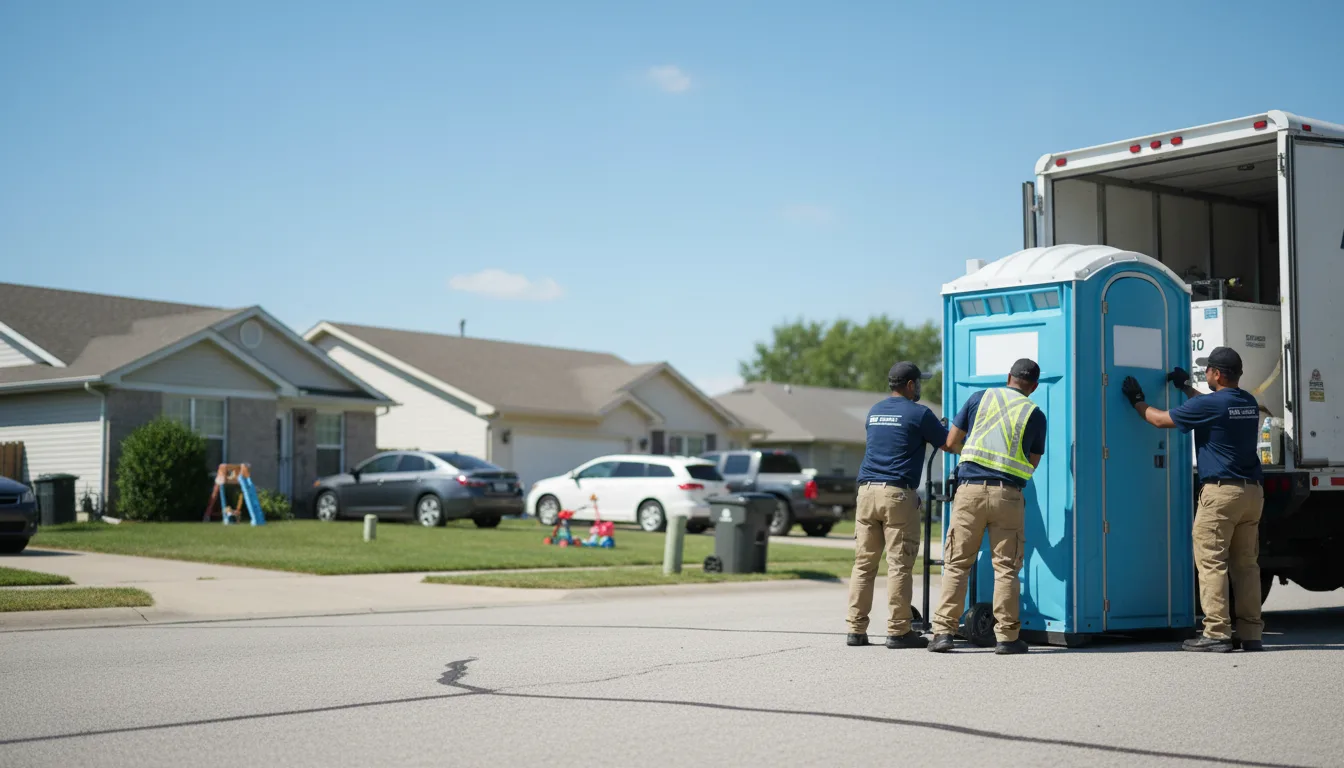 Standard Porta Potty Rentals in Benton, IL near me